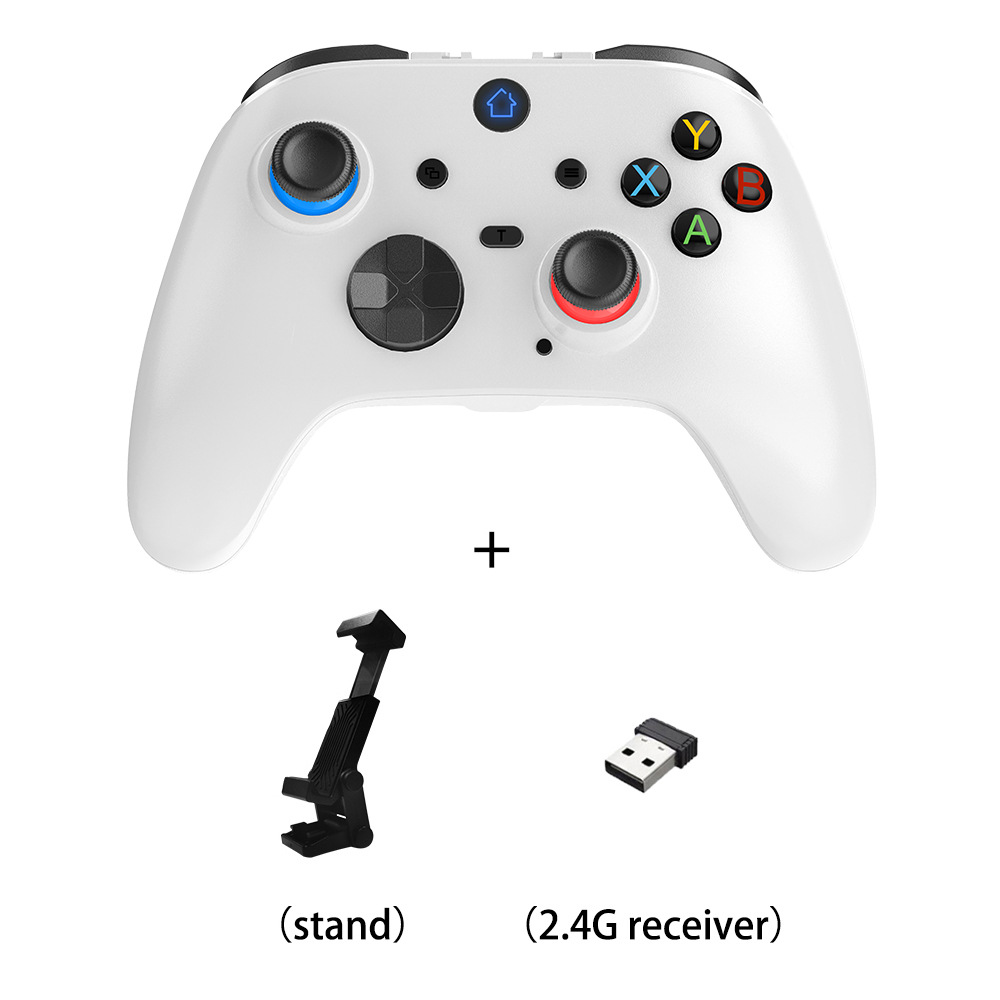 2,4 GHz + interruptor inalámbrico Bluetooth GamePad de seis ejes sentido del cuerpo compatible con pc360 Android IOS TVbox