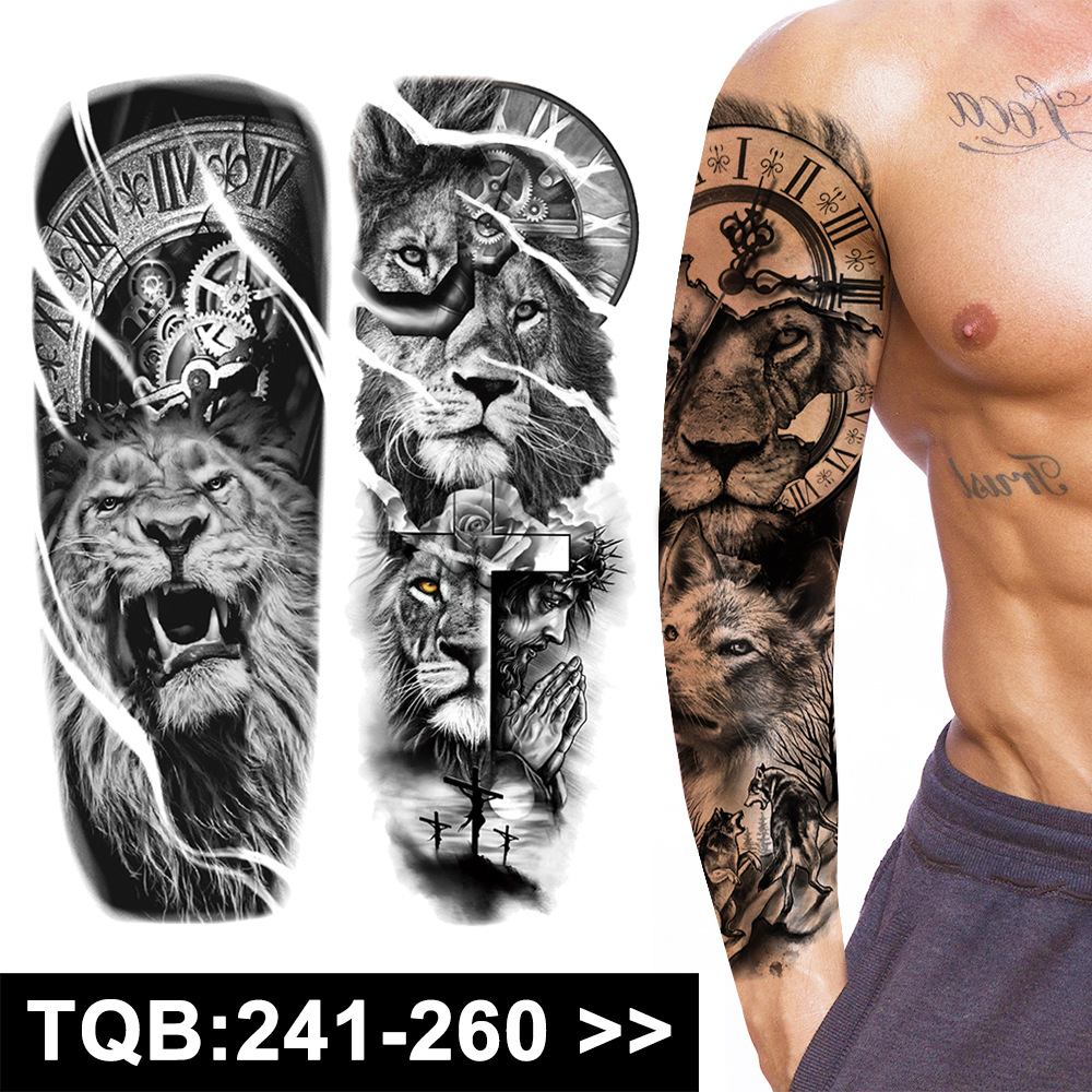 纹身贴 新款手臂纹身贴纸 全臂纹身贴 tattoos|ms