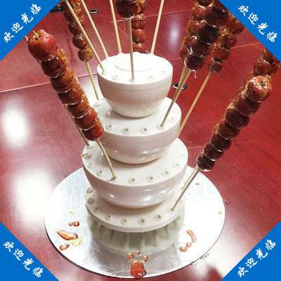 展示台圆柱首饰蛋糕摆摊冰糖葫芦支架靶子插底座插把插棒便携架子