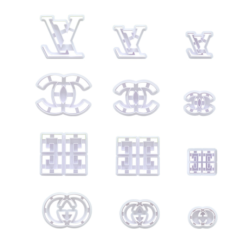 Herramientas de decoración DIY, moldes de plástico para modelar, simulación de repostería, molde para pasteles, juego de moldes para galletas, molde hecho a mano para postres