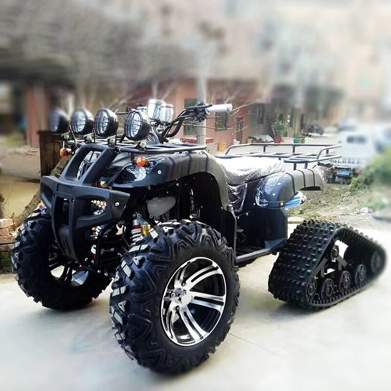 Снего- мотоцикл двойной 250cc гусеничный колесный пляжный автомобиль для взрослых, четырехколесный внедорожник, устройство