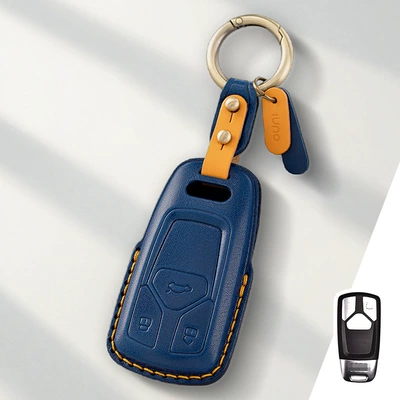 Suitable for Audi Car key bag - a-blue