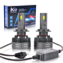 K13大功率汽车大灯LED灯H4远近光一体9005灯泡H7改装超亮强光前灯