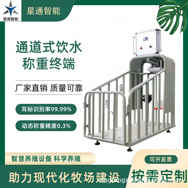 智能称羊设备通道式饮水称重终端羊群管理智能养殖加厚围栏耐用