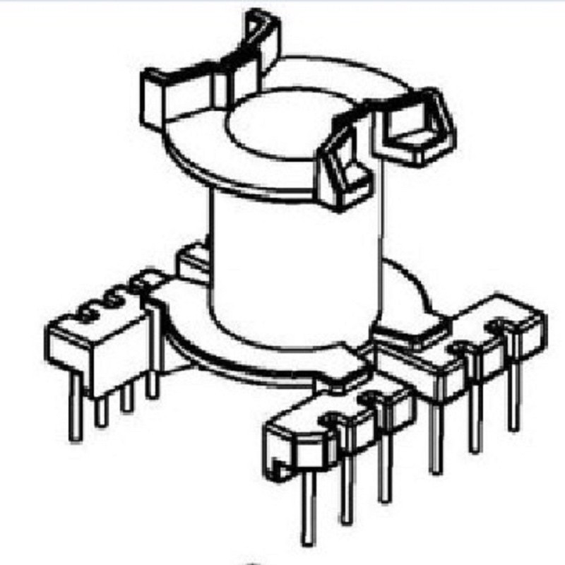 PQ2020电木骨架PQ2017变压器骨架 贴片骨架PC2018立式骨架