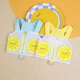 Одежда для домашней одежды собачья грудь обратно веревочное жилет плюшевая одежда кошачь