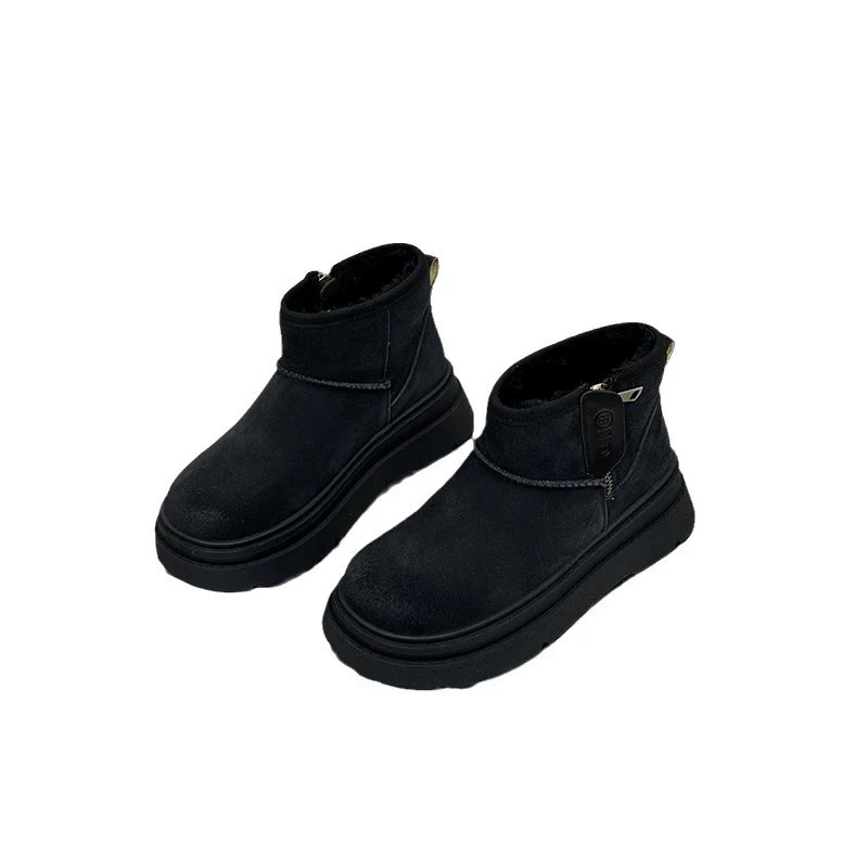 Keep warm non-slip ski winter low boots platform, 2024 years