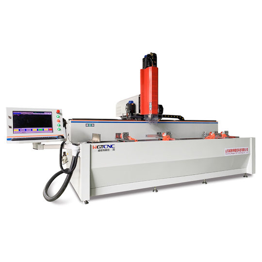 Metal aluminum drilling machine one-year warranty profile processing center industrial aluminum alloy profile three-axis CNC multi-head drilling machine