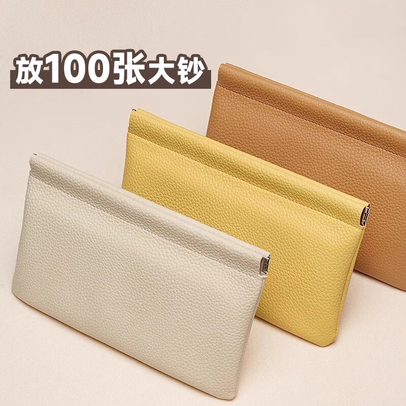 Wallet for Women That Can Hold Cash, 2026 New Model, Simple Soft Leather Cash Storage Bag, Large Capacity, Long Style