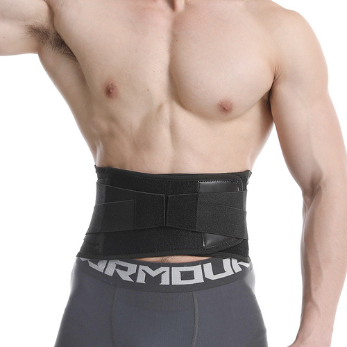 Waist protection abdominal belt men's steel plate squat weightlifting sports special mutual waist support abdominal tightening fitness waist belt waist injury