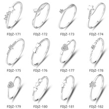 S925银素圈戒指叠戴女小众设计ins冷淡风时尚简约小女戒指环包邮