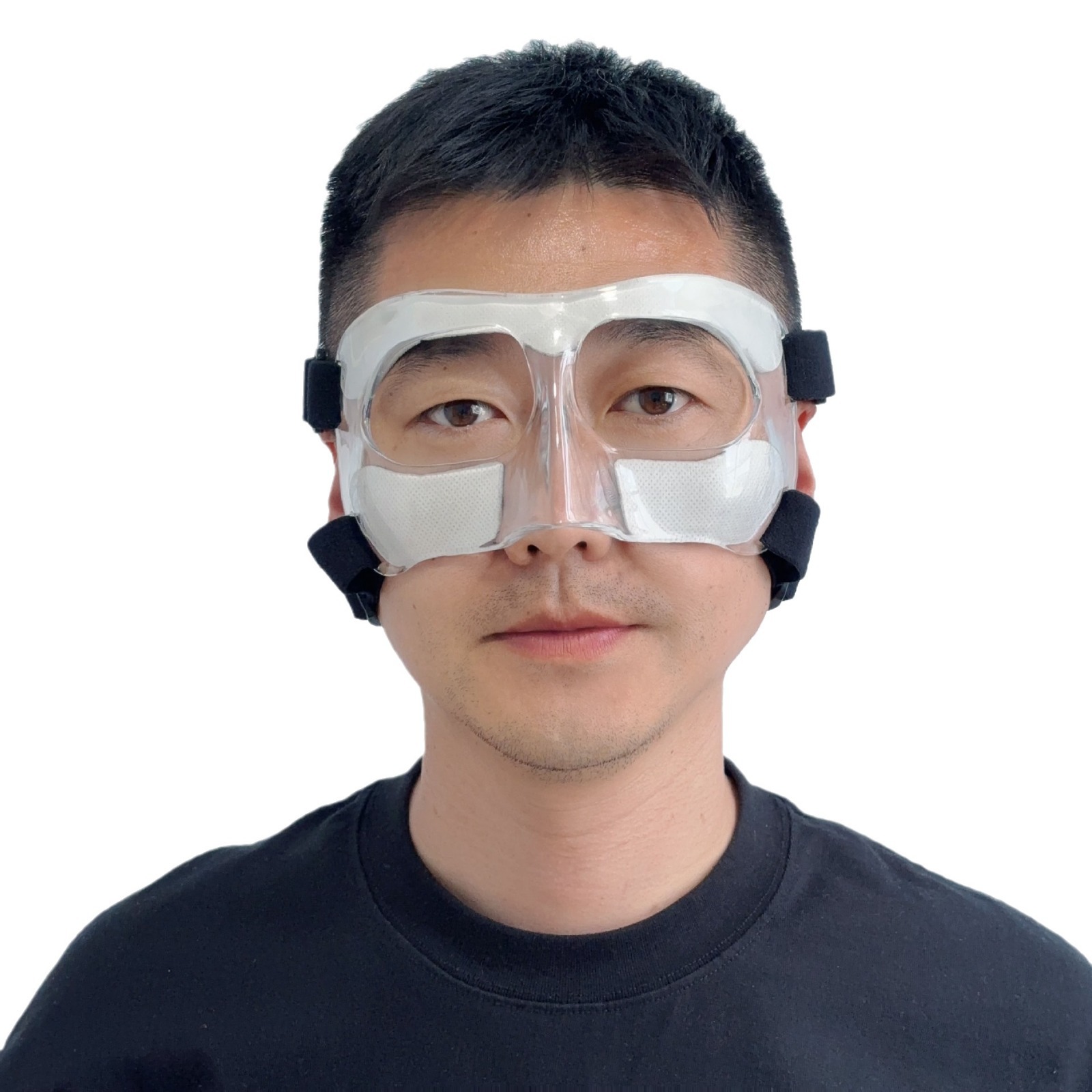 투명 (플러스 흰색 충격 패드)