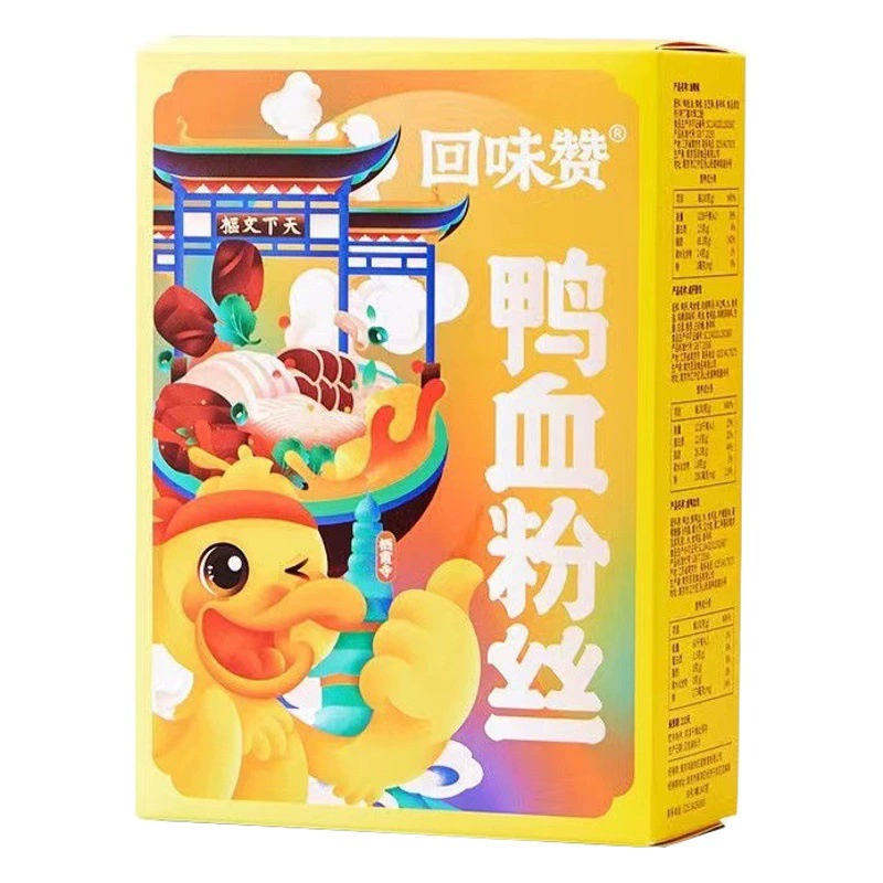 После-вкус похвалы утка крови вермишель суп удобный мгновенный вермишель подлинный Нанкин специальности старый утка порошок суп ужин завтрак рисовая лапша