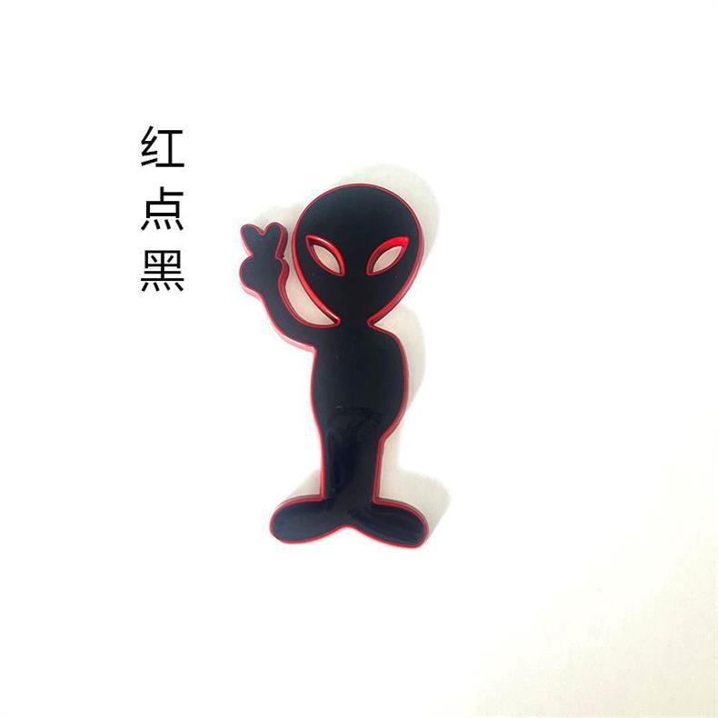 Creative Metal Car Sticker - Domineering Alien Car Emblem - Personalized Modified Alien Car Body Sticker