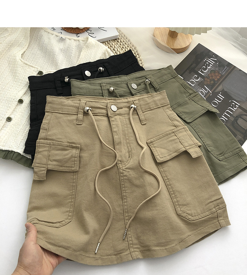 236g Weight Above Knee Dress Length Type Hip Skirt Dresses Type Denim Fabric Type Mid Waist Waist Line Micro-Elastic Elasticity Holiday, Daily Occasion Regular Fit Fit Type Printing Pattern Summer, Spring Season Women's Gender Streetwear Style Slim High Waist Denim Skirt Women's Summer Retro Slim Short Skirt 7