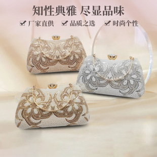Cross-border hot wedding bag banquet handbag fairy bag manufacturers wholesale dinner hand bag high-end gift bag