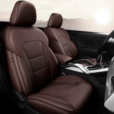 New Model Lavida Tayron Sagitar, Modelə uyğun (Original) oturacaq örtükləri - charming-coffee-standard-edition-five-seats-nappa-leather-full-surround-in-front-and-rear-rows