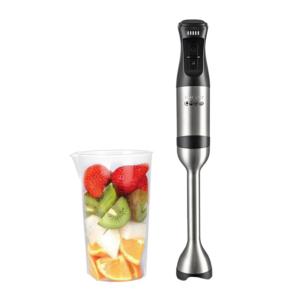 Foreign Trade 02031 Stirring Stick Metal Two-In-One Cooking Stick Baby Food Processor Hand Blender Sokany