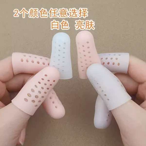 Silicone Finger Protectors to Prevent Dryness and Cracking, Moisturizing Finger Covers, Injury Protection Finger Covers, Anti-Abrasion Finger Protectors, Pain Relief, Breathable
