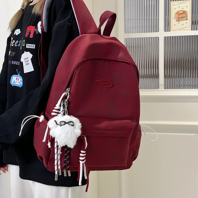 Nueva mochila retro mochila masculina mochila de montañismo mochila estudiante de secundaria bolsa de viaje personalidad estudiante de secundaria mochila femenina