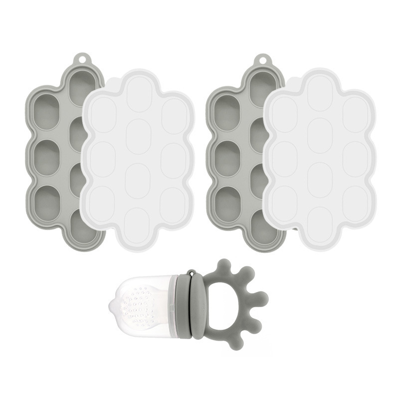 Bordando frutas y verduras de grado alimenticio, juego de vajilla para alimentación materna e infantil, caja de alimentos, suplemento alimenticio para frutas para bebés