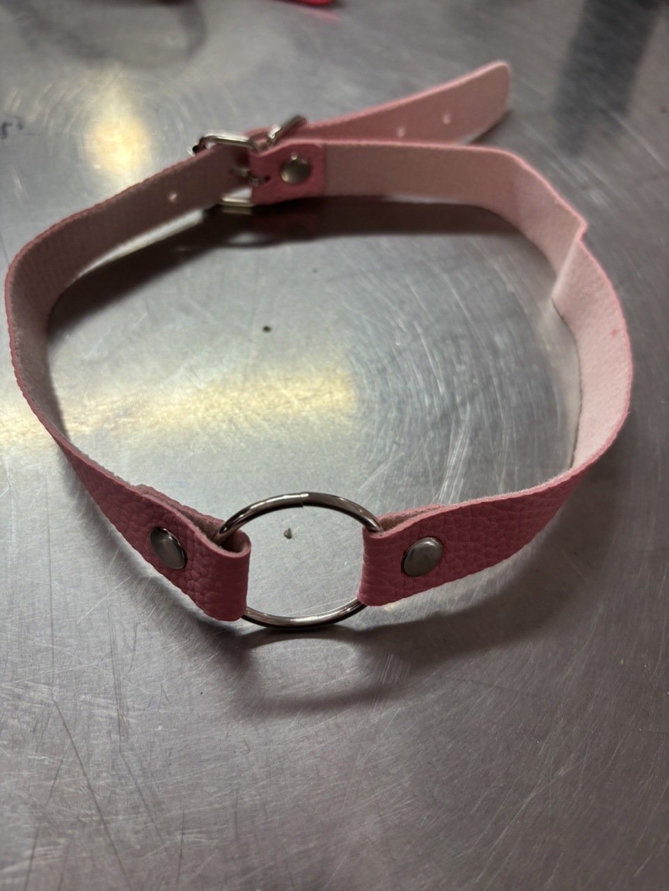 Jiuai SM Mouth Ball Gag with Leather Straps and Metal Ring for Adult Couples — detail image 22