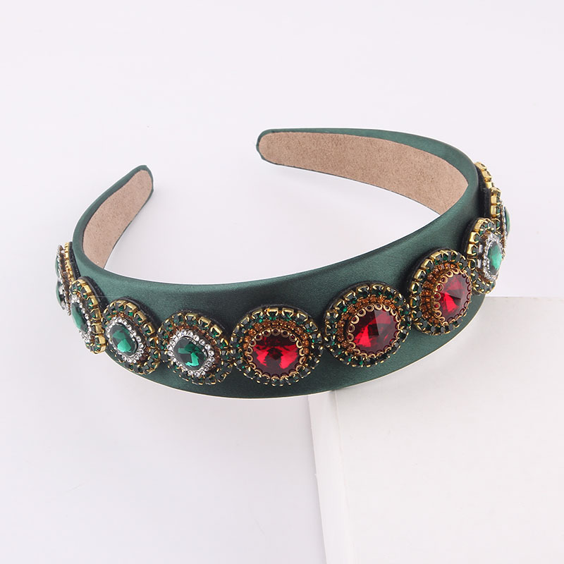 Diadema De Ala Ancha Con Strass De Color Barroco display picture 4