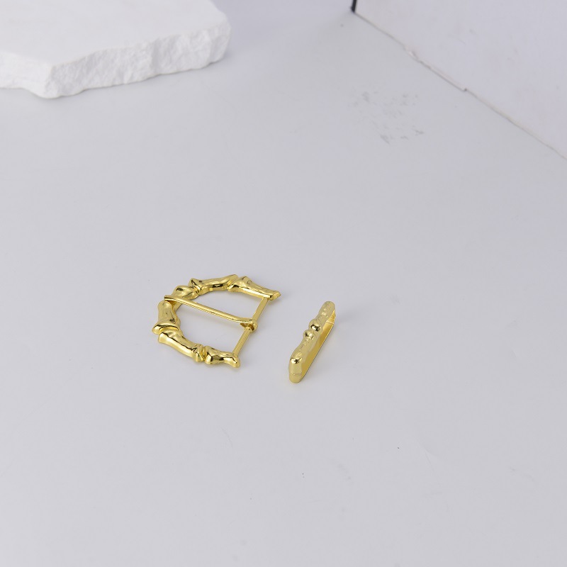 DIY 대나무 벨트 버클 보석 액세서리 라운드 링 버클 가죽 하드웨어 벨트 핸드백 신발 가방 하드웨어 액세서리