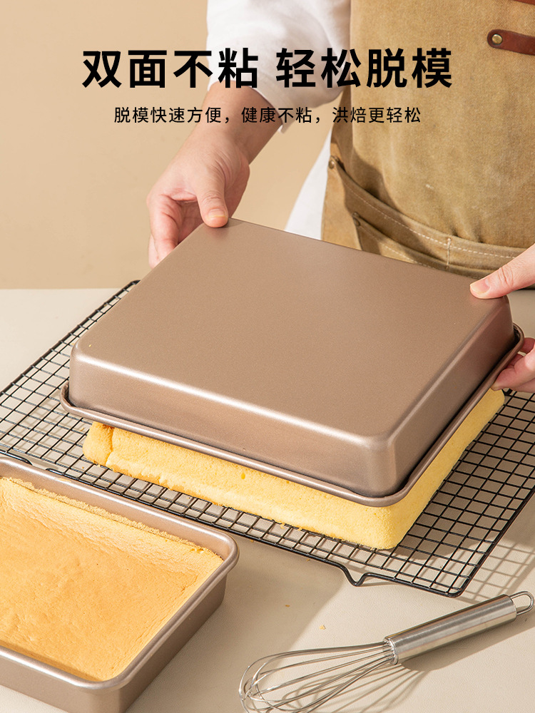 베이커웨어 오븐 사용 고대 초기 케이크 롤 금형 가정용 베이킹 도구 비 스틱 직사각형 눈송이 크리스프 특수 트레이