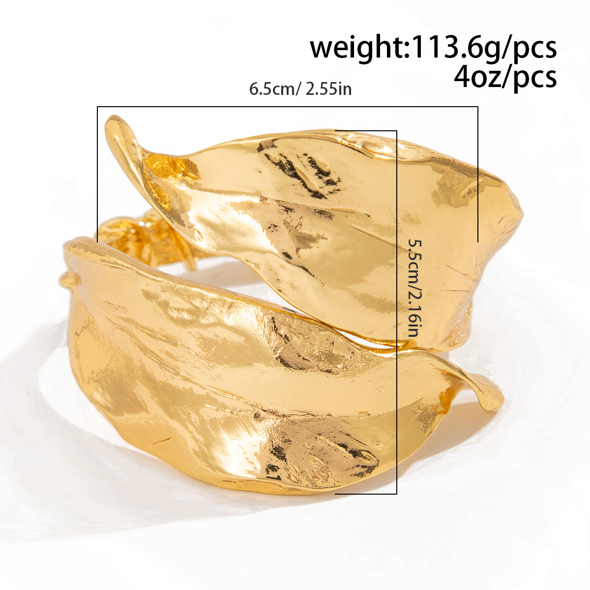 120g Weight Bangle Classification Alloy Chain Material 1 Piece Quantity Party, Street Occasion Alloy Material Geometric Pattern Women's Gender Plating Design Hip-Hop, Punk Style Hip-Hop Punk Geometric Alloy Bangles Wholesale 3