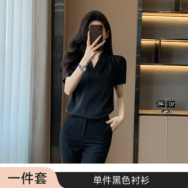 SY8150 블랙 셔츠