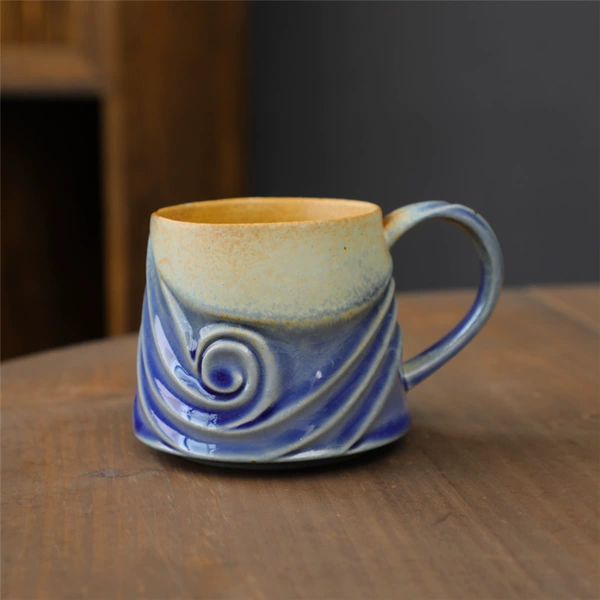 Spiral Cup-Kiln Blue 300ml