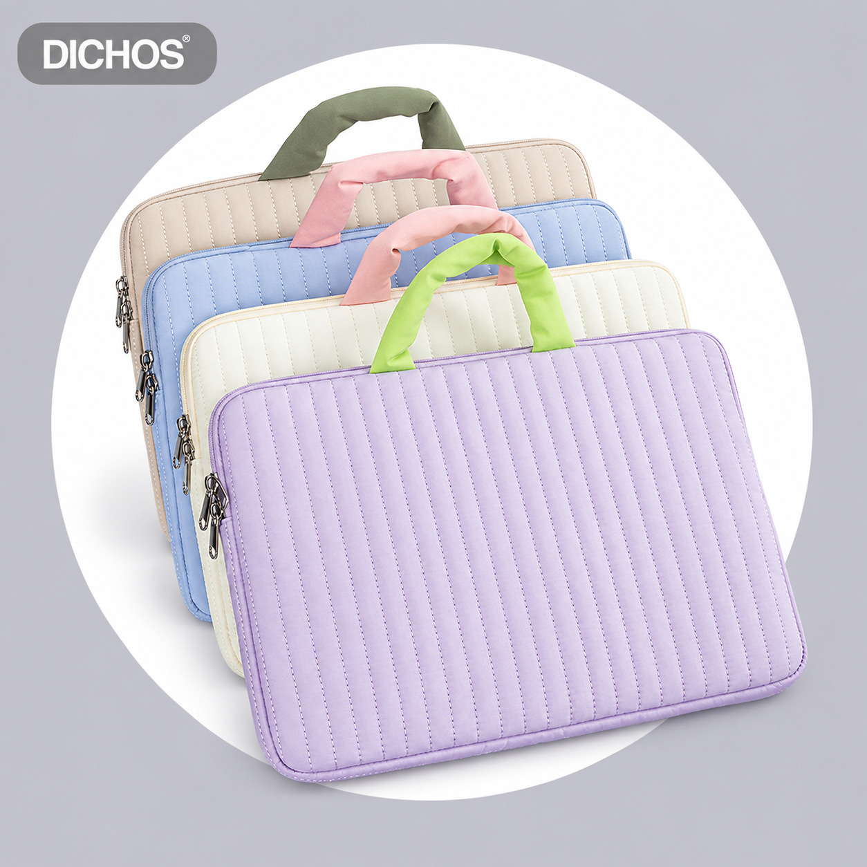 Cute Contrast Color Tote 11inch Tablet Liner Bag 13inch Laptop Protective Cover Shockproof Computer Bag Bag