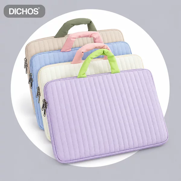 Cute Contrast Color Tote 11inch Tablet Liner Bag 13inch Laptop Protective Cover Shockproof Computer Bag Bag