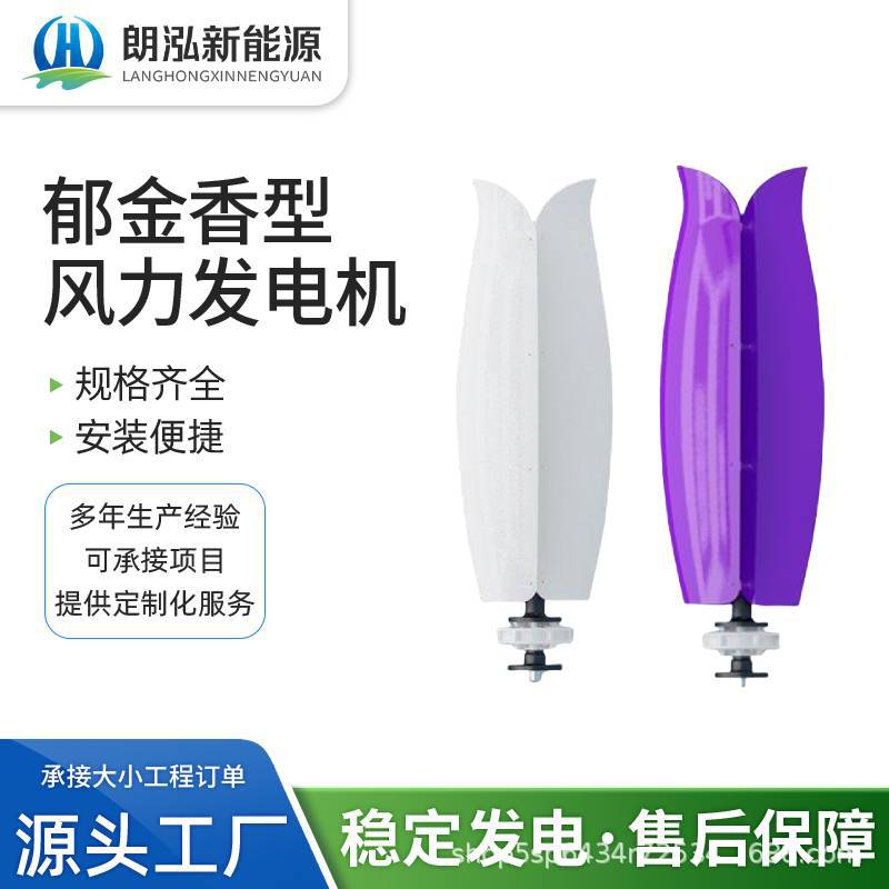 Strong Wind Resistance Tulip Style Wind Turbine Good Heat Dissipation Many Years of Industry Experience Langhong