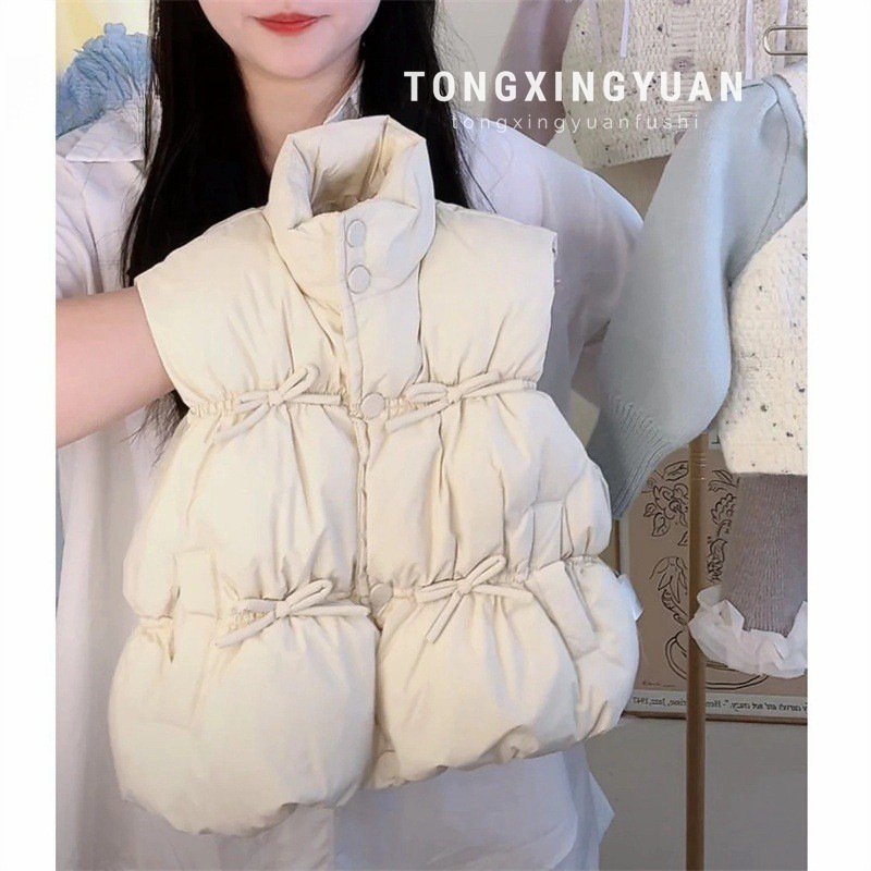 Chaleco de algodón para niñas ropa de otoño e invierno 2024 nuevo chaleco para niños chaleco abrigado acolchado para niñas invierno