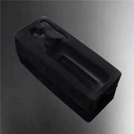 厂家选制红酒礼盒吸塑包装食品礼盒 pvc植绒塑料包装内托单瓶选制