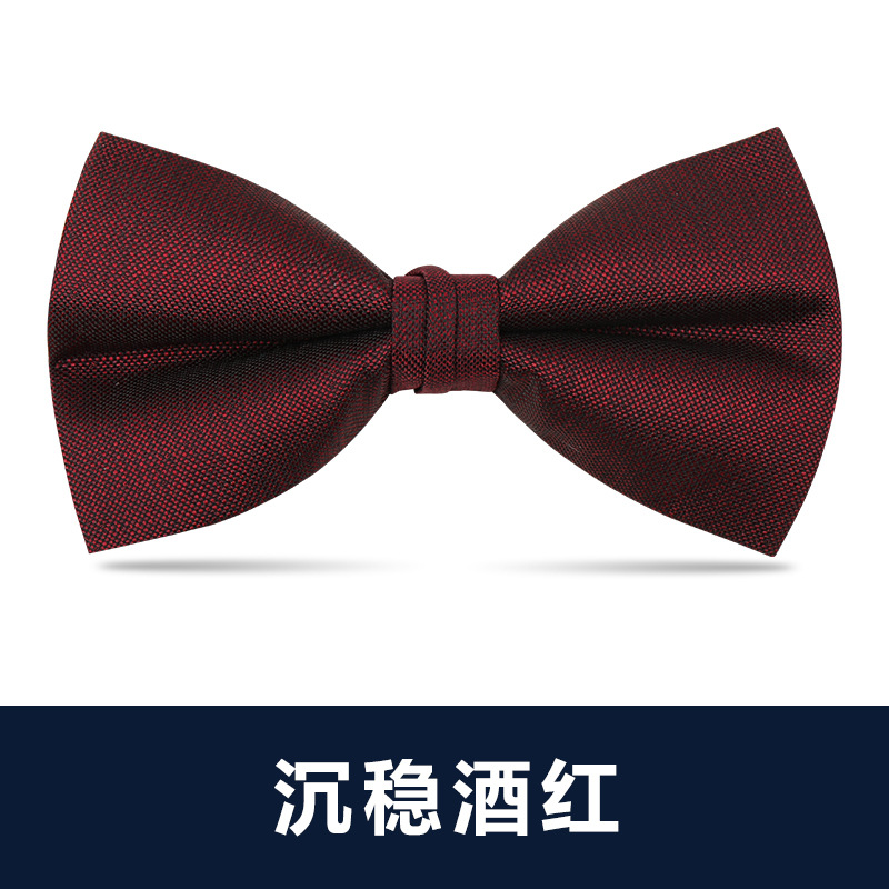 ↬↬↬차분한 버건디 나비넥타이 ↞↦↦