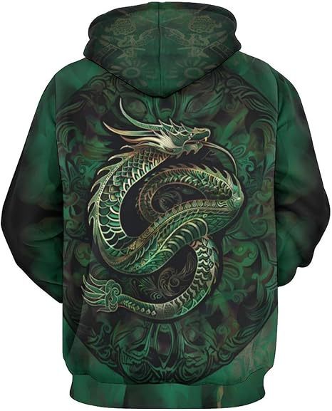 Men’s 3d Printed Pullover Hoodie Thermal Winter Sweatshirt_voghion.com