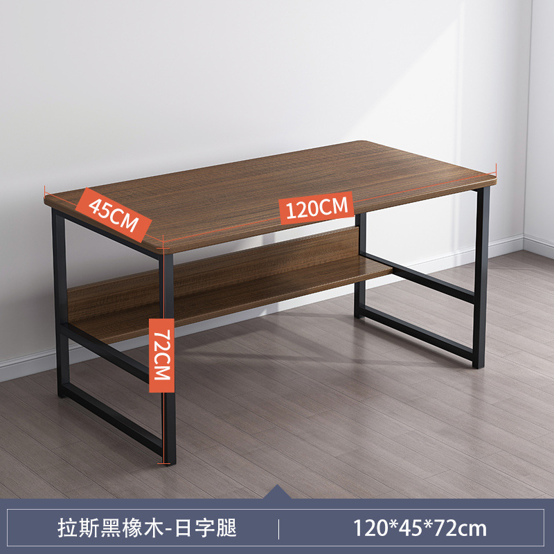 Escritorio blanco grande y sencillo para uso doméstico, escritorio para estudiantes, escritorio para computadora de escritorio para casas de alquiler, escritorio de oficina.