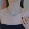 Snake collar-white K color