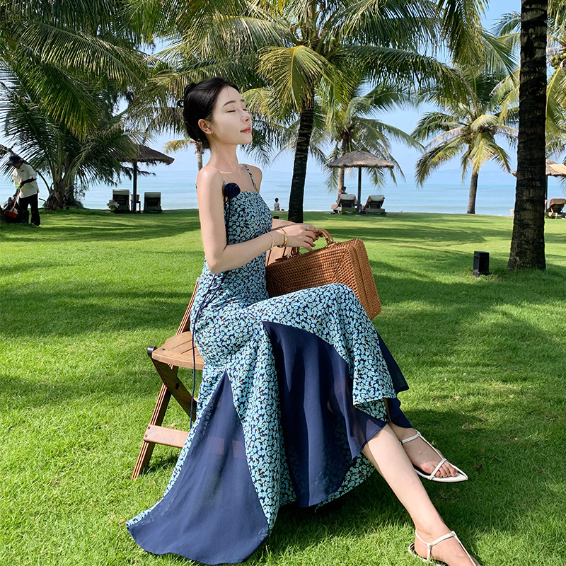 F6442 690K VÁY ĐẦM XÒE LIỀN THÂN NỮ SHETDT PHỤC CỔ CỔ ĐIỂN HỌA TIẾT HOA THỜI TRANG NỮ VẢI VOAN G02 SẢN PHẨM MỚI