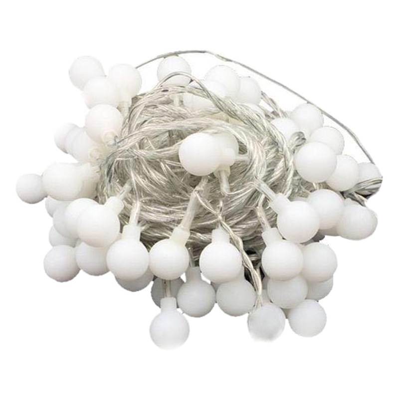 Caja de batería de cadena de luz LED esmerilado bola pequeña luz de color USB Luz de la estrella Luz de la batería 3V dormitorio decoración de la boda