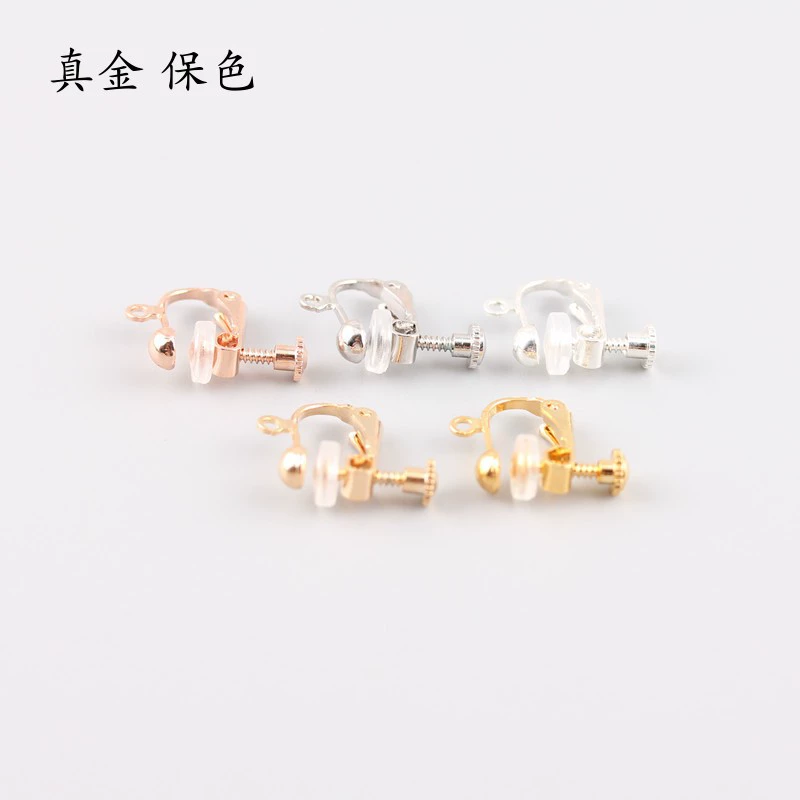 Дужки для ушей, серьги, материал, 18 карат, без piercing, handmade