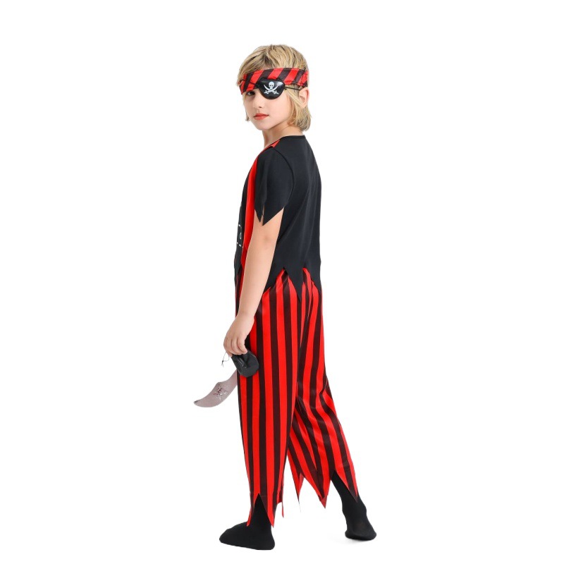 Cosplay de Halloween transfronterizo Piratas del Caribe Disfraz para niños cos disfraces de disfraces de disfraces