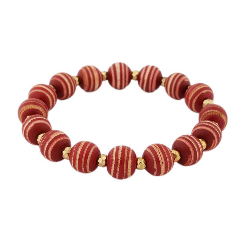 Bohemian Geometric Wooden Beads Beaded Unisex Bracelets display picture 3