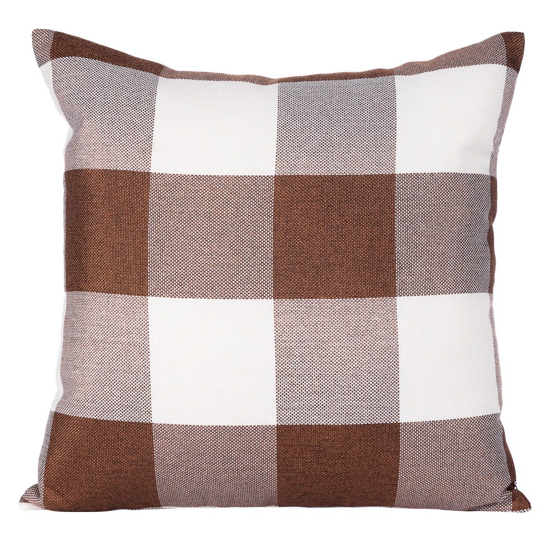 Liza. light brown large plaid
