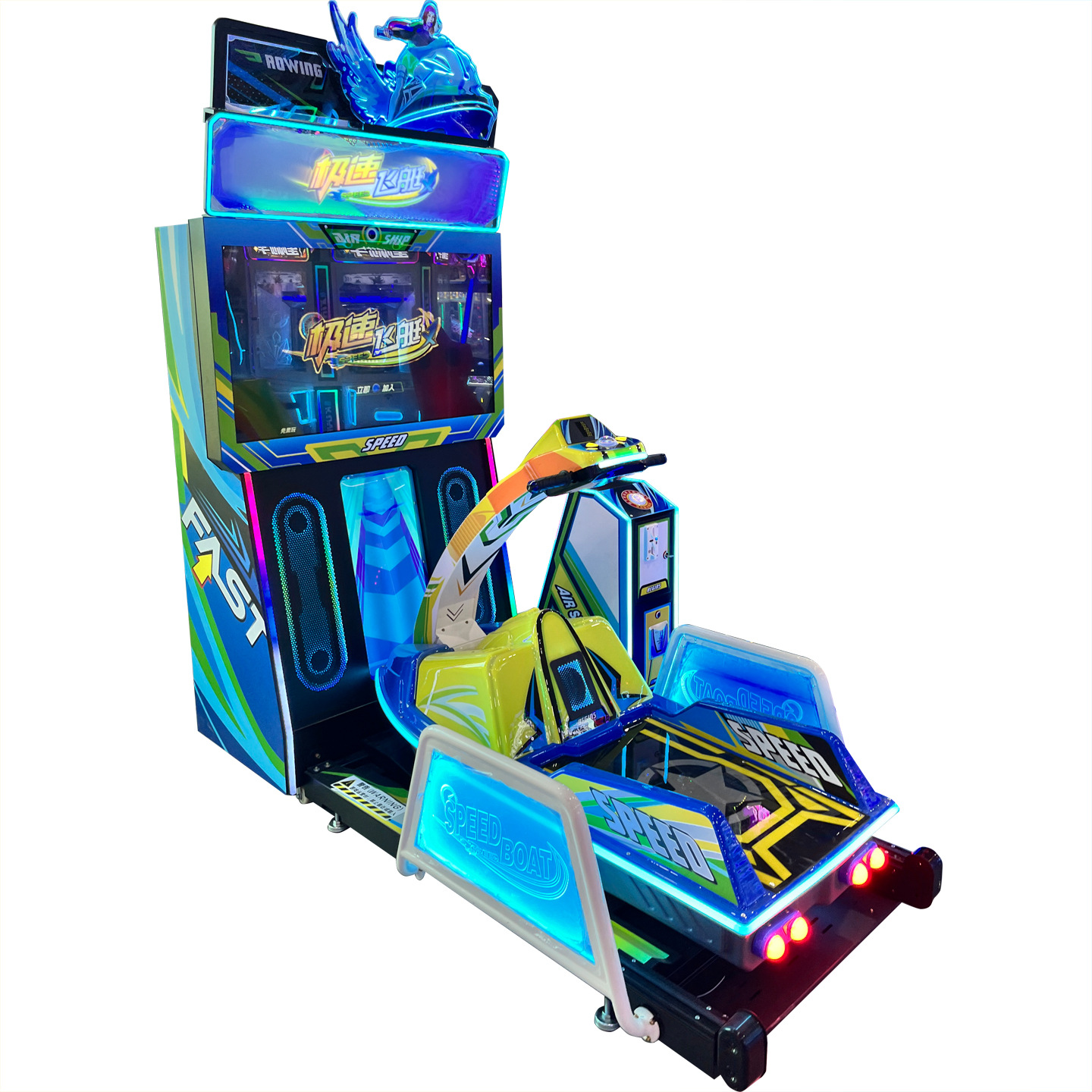 Gran ciudad de videojuegos animada ciudad comercial de movimiento completo super simulación de conducción máquina de carreras de motocicletas máquina de juegos de entretenimiento
