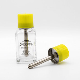 Mao thickened glass alcohol bottle 180ml press type industrial copper core anti-corrosion anti-static washing water bottle