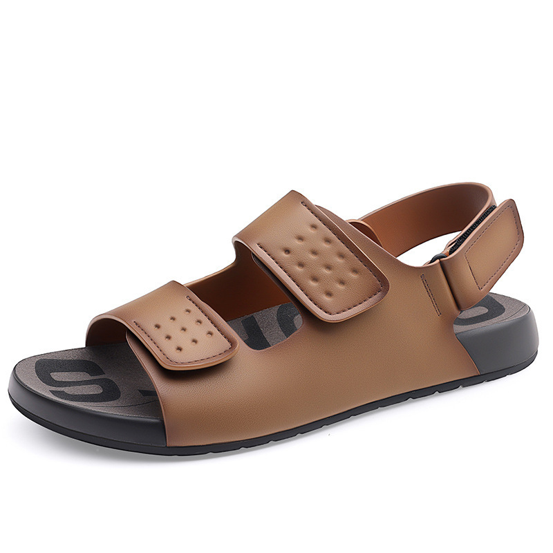 Nuevas sandalias de moda boutique transfronterizas para hombres, sandalias de calidad para interiores y exteriores, zapatos de playa transpirables casuales británicos